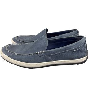 Cole Haan Claude Venetian Loafers Blue Nubuck Suede Men’s Slip On 10.5 Driving